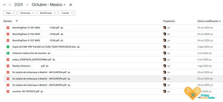 Consejos para ahorrar de viaje sin sacrificar experiencias documentos en Google drive