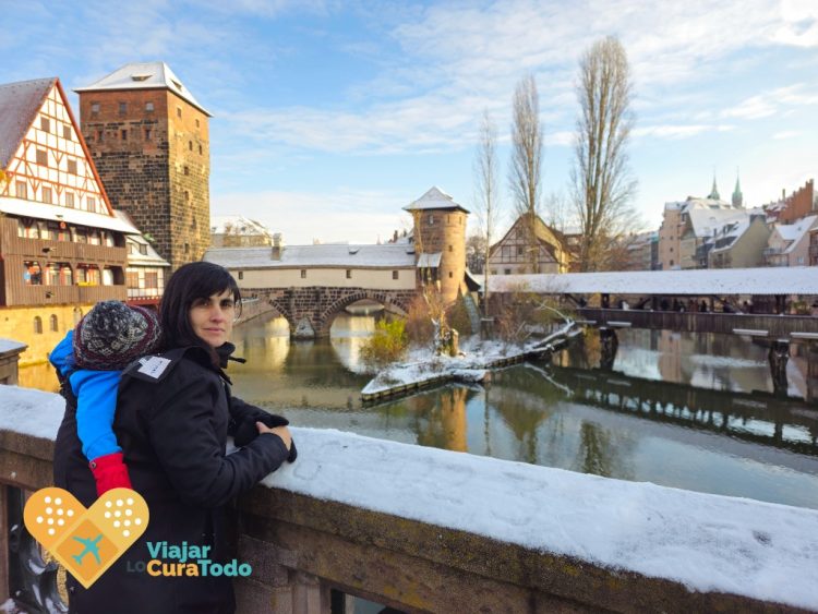 Weinstandel Henckerbrücke sunny day