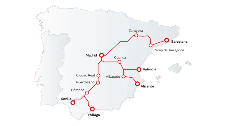 Viajar en tren por España: la nueva era de la alta velocidad con iryo ciudades iryo
